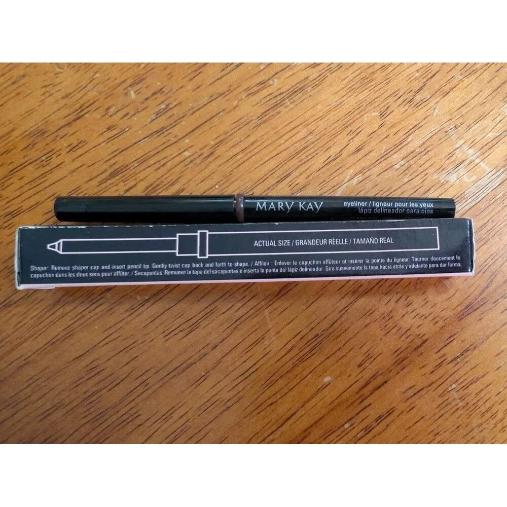 MARY KAY Eyeliner MK Deep Brown 082250 Full Size .01 OZ NEW In BOX FAST SHIP